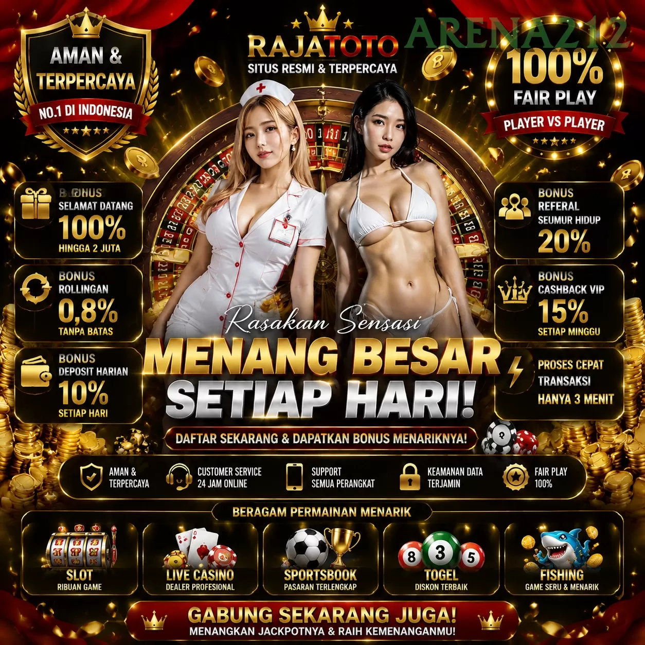 Menelusuri Fitur Menarik dari Situs Game arena212 - 2